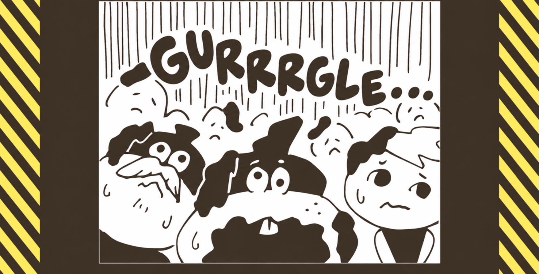 A rumbling stomach — English story illustration